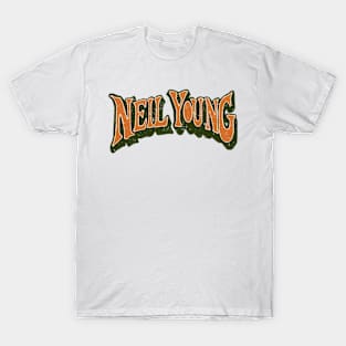 Neil Young - Typography T-Shirt